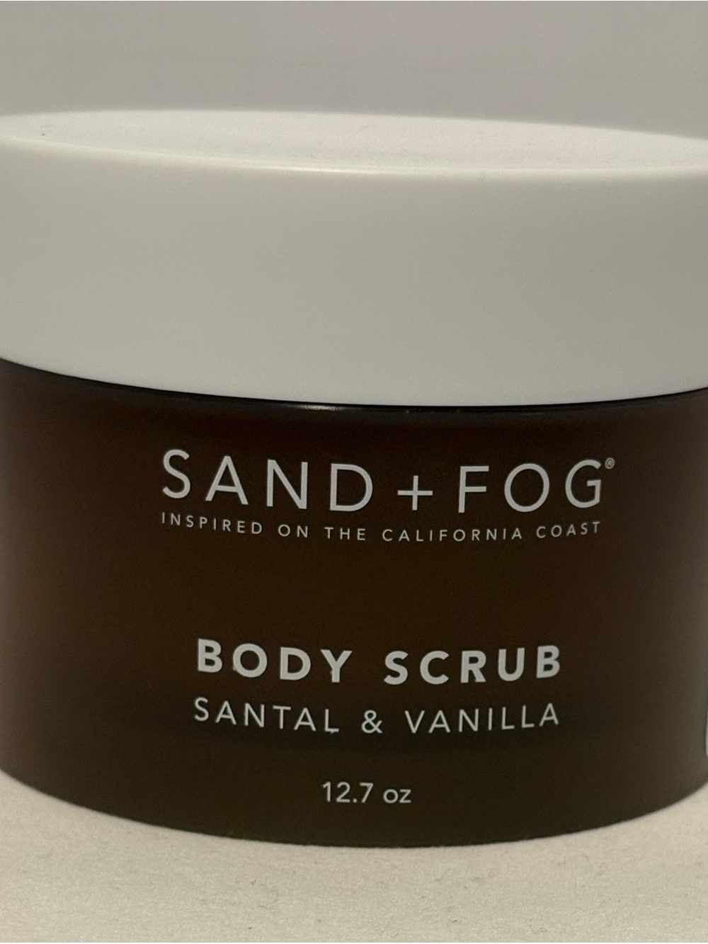 SAND+FOG Santal & Vanilla Body Scrub 12.7 oz NEW